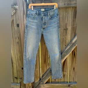 Vintage Citizens Of Humanity Charlotte High Rise Straight / 1731b-837 In Wynwood